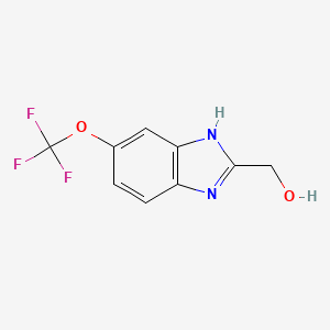 2-(Hydroxymethyl)-5-(trifluoromethoxy)benzimidazole - 919054-04-9