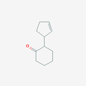 Cyclohexanone, 2-(2-cyclopenten-1-yl)- - 100056-75-5