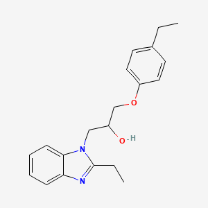 1H-Benzimidazole-1-ethanol, 2-ethyl-alpha-[(4-ethylphenoxy)methyl]- - 1018127-34-8