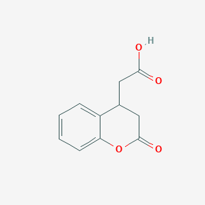 2-(2-oxochroman-4-yl)acetic Acid - 10513-49-2