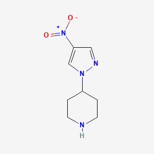 4-(4-Nitro-1H-pyrazol-1-yl)piperidine - 1211589-62-6