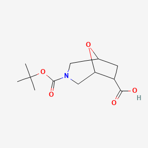 3-(Tert-butoxycarbonyl)-8-oxa-3-azabicyclo[3.2.1]octane-6-carboxylic acid - 1251010-77-1