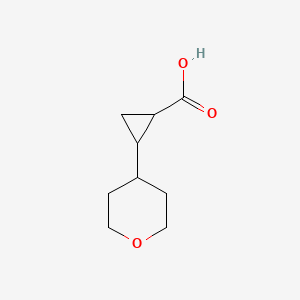 2-(Oxan-4-yl)cyclopropane-1-carboxylic acid - 1278662-40-0