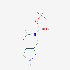 Isopropyl-pyrrolidin-3-ylmethyl-carbamic acid tert-butyl ester - 1353986-93-2