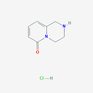 3,4-Dihydro-1H-pyrido[1,2-a]pyrazin-6(2H)-one hydrochloride - 1421065-64-6