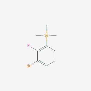 (3-BROMO-2-FLUOROPHENYL)TRIMETHYLSILANE - 161957-53-5