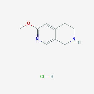 6-Methoxy-1,2,3,4-tetrahydro-2,7-naphthyridine hydrochloride - 1951441-98-7