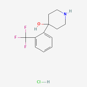 4-[2-(Trifluoromethyl)phenyl]piperidin-4-ol hydrochloride - 208989-30-4