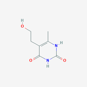 5-(2-Hydroxyethyl)-6-methylpyrimidine-2,4(1h,3h)-dione - 23935-66-2