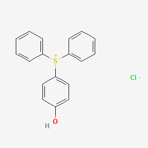 Sulfonium, (4-hydroxyphenyl)diphenyl-, chloride - 345580-98-5