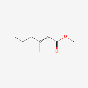 3-Methyl-2-hexenoic acid methyl ester - 50652-80-7
