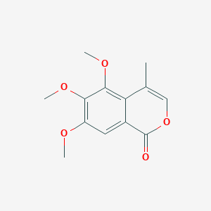 5,6,7-Trimethoxy-4-methyl-1H-2-benzopyran-1-one - 66174-93-4