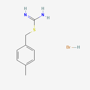 {[(4-Methylphenyl)methyl]sulfanyl}methanimidamide hydrobromide - 72209-88-2