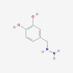 4-(Hydrazinylmethyl)benzene-1,2-diol - 805179-71-9