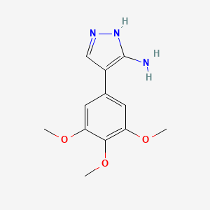 4-(3,4,5-Trimethoxyphenyl)-1H-pyrazol-3-amine - 861251-10-7