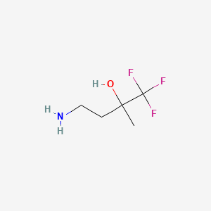 4-Amino-1,1,1-trifluoro-2-methylbutan-2-ol - 911060-86-1