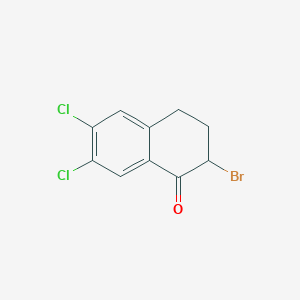 2-Bromo-6,7-dichloro-3,4-dihydronaphthalen-1(2H)-one - 93753-92-5