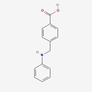 4-[(phenylamino)methyl]benzoic acid - 110137-64-9