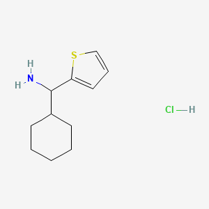 [Cyclohexyl(2-thienyl)methyl]amine hydrochloride - 1609401-36-6