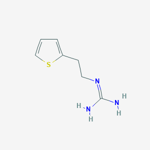 1-[2-(Thiophen-2-yl)ethyl]guanidine - 922498-70-2