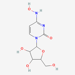 1-[3,4-Dihydroxy-5-(hydroxymethyl)oxolan-2-yl]-4-(hydroxyamino)pyrimidin-2-one - 13491-41-3