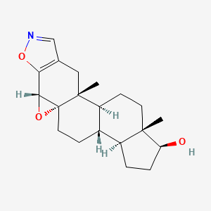 4alpha,5-Epoxy-5alpha-androst-2-eno(2,3-d)isoxazol-17beta-ol - 20051-76-7