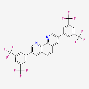 3,8-Bis[3,5-bis(trifluoromethyl)phenyl]-1,10-phenanthroline - 1228032-35-6