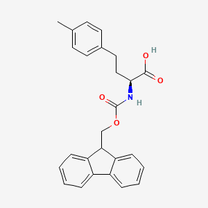(S)-2-((((9H-Fluoren-9-yl)methoxy)carbonyl)amino)-4-(p-tolyl)butanoic acid - 1260587-57-2