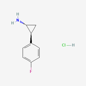 (1R,2S)-2-(4-Fluorophenyl)cyclopropanamine Hydrochloride - 1314324-00-9