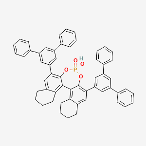 10,16-bis(3,5-diphenylphenyl)-13-hydroxy-12,14-dioxa-13λ5-phosphapentacyclo[13.8.0.02,11.03,8.018,23]tricosa-1(23),2,8,10,15,17-hexaene 13-oxide - 1569807-15-3