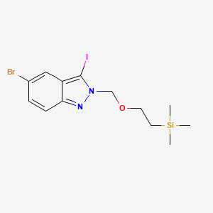 2H-Indazole, 5-bromo-3-iodo-2-[[2-(trimethylsilyl)ethoxy]methyl]- - 1012104-27-6