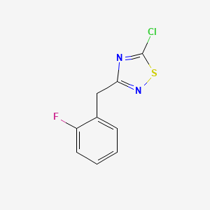 5-Chloro-3-[(2-fluorophenyl)methyl]-1,2,4-thiadiazole - 1029718-69-1