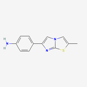4-(2-Methylimidazo[2,1-b][1,3]thiazol-6-yl)aniline - 1082850-88-1