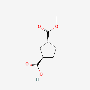 cis-3-Carbomethoxycyclopentane-1-carboxylic acid - 1098881-13-0