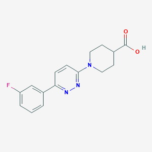 1-[6-(3-Fluorophenyl)pyridazin-3-yl]piperidine-4-carboxylic acid - 1119450-52-0