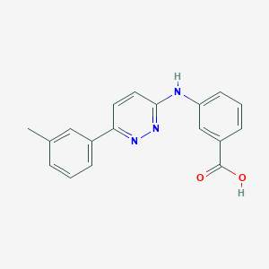 3-{[6-(3-Methylphenyl)pyridazin-3-YL]-amino}benzoic acid - 1119451-53-4