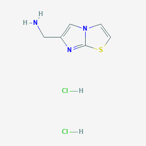 (Imidazo[2,1-b][1,3]thiazol-6-ylmethyl)amine dihydrochloride - 1177341-97-7