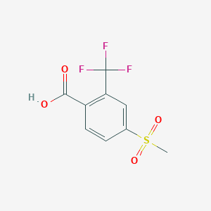 4-Methanesulfonyl-2-(trifluoromethyl)benzoic acid - 118939-17-6