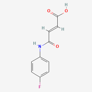 4-(4-Fluoroanilino)-4-oxobut-2-enoic acid - 119322-47-3