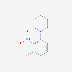 1-(3-Fluoro-2-nitrophenyl)piperidine - 1233955-39-9