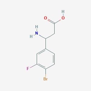 3-Amino-3-(4-bromo-3-fluorophenyl)propanoic acid - 1260682-05-0