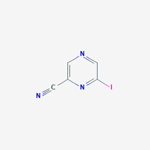 6-Iodo-pyrazine-2-carbonitrile - 1286743-81-4