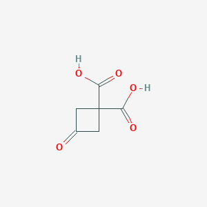 3-Oxocyclobutane-1,1-dicarboxylic acid - 129314-76-7