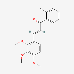 (2E)-1-(2-Methylphenyl)-3-(2,3,4-trimethoxyphenyl)prop-2-en-1-one - 1354941-33-5