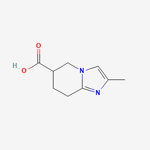 2-Methyl-5,6,7,8-tetrahydroimidazo[1,2-a]pyridine-6-carboxylic acid - 1367865-93-7