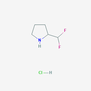 2-(Difluoromethyl)pyrrolidine hydrochloride - 1393541-22-4