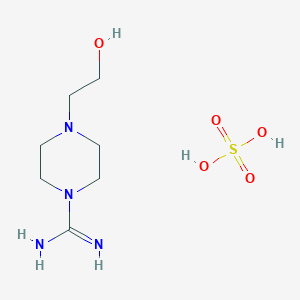 4-(2-Hydroxyethyl)piperazine-1-carboximidamide sulfate (salt) - 1394042-87-5
