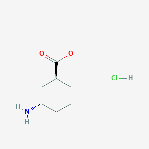 Methyl (1S,3S)-3-aminocyclohexane-1-carboxylate hydrochloride - 1461718-75-1