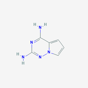 Pyrrolo[2,1-f][1,2,4]triazine-2,4-diamine - 159326-72-4