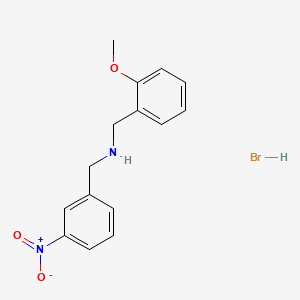 (2-Methoxybenzyl)(3-nitrobenzyl)amine hydrobromide - 1609400-22-7